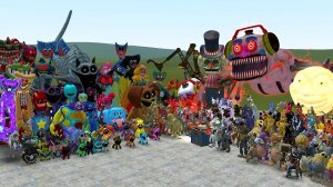 Тайна мимикрирующих аниматроников против всех персонажей серии poppy playtime