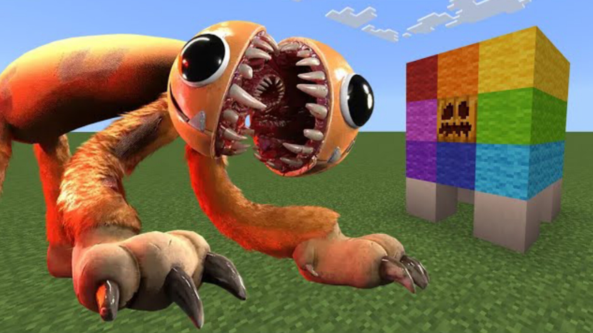 Дополнение Poppy Playtime для игры в Minecraft PE Bedrock смотреть онлайн