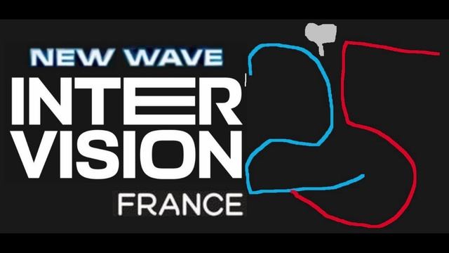 Логотип французского конкурса New Wave Intervision France'25