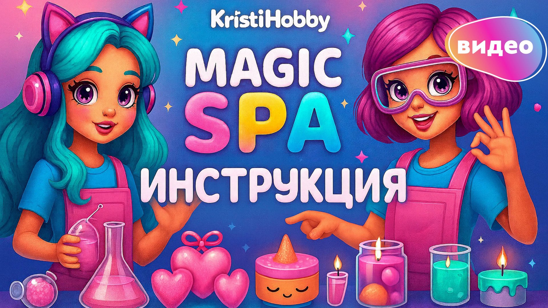 Инструкция для набора опытов Magic SPA набор для девочек
