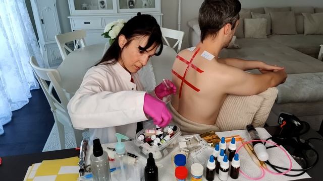Back Allergy Testing, Inspection & Check Up ASMR смотреть онлайн