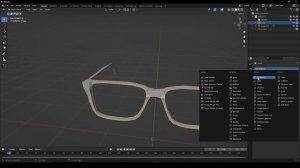 Очки в Blender за минуту | №6