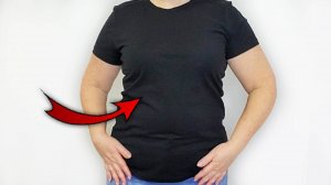 🔥 Из старой футболки — стильная блузка за 10 минут!