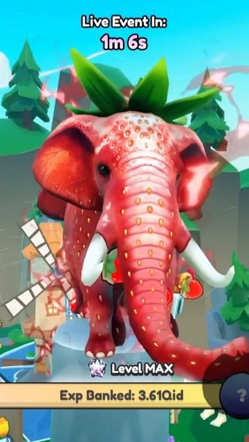 Двухголовый strawberry elephant в Brainrot Evolution смотреть онлайн