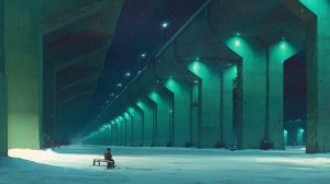 HIGHWAY： Blade Runner Sleep Ambience ｜ Winter Cyberpunk Soundscape for Relaxation & Focus