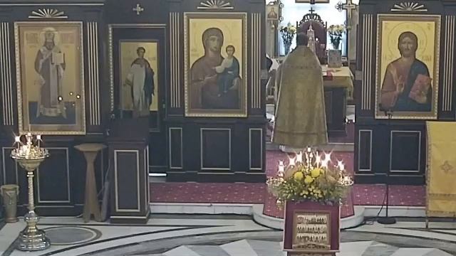 13.10.2025 Божественная Литургия. Понедельник. Седмица 19-я по Пятидесятнице. смотреть онлайн