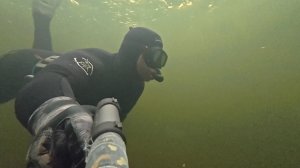 Нырялка в р.Колвица Мурманская область. Подводная охота не особа вышла, но пособирал снасти)