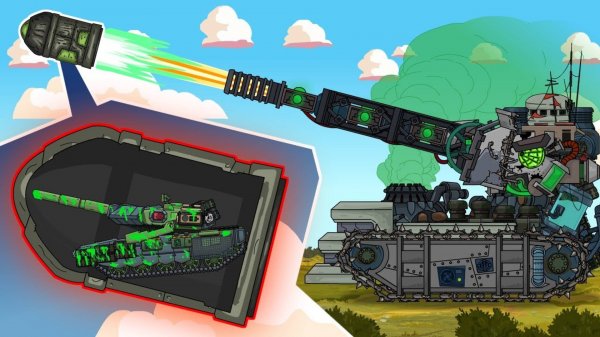 Т-72 стал снарядом 💥 чтобы спастись от Токсикуса!