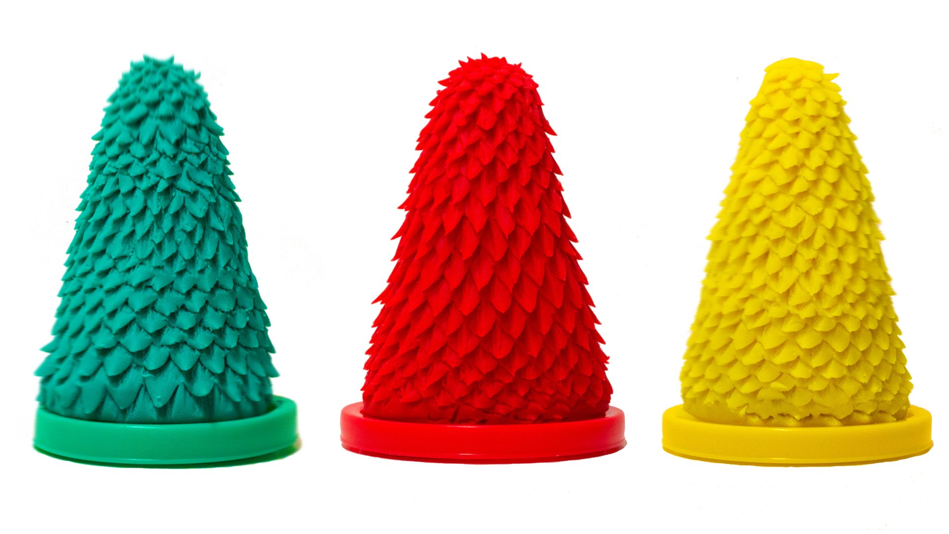 Разноцветные ЕЛОЧКИ из ПЛАСТИЛИНА - УЧИМ ЦВЕТА с игрушками МАША И МЕДВЕДЬ ФИКСИКИ и ЩЕНЯЧИЙ ПАТРУЛЬ