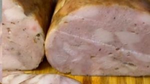 Домашняя куриная ветчина.