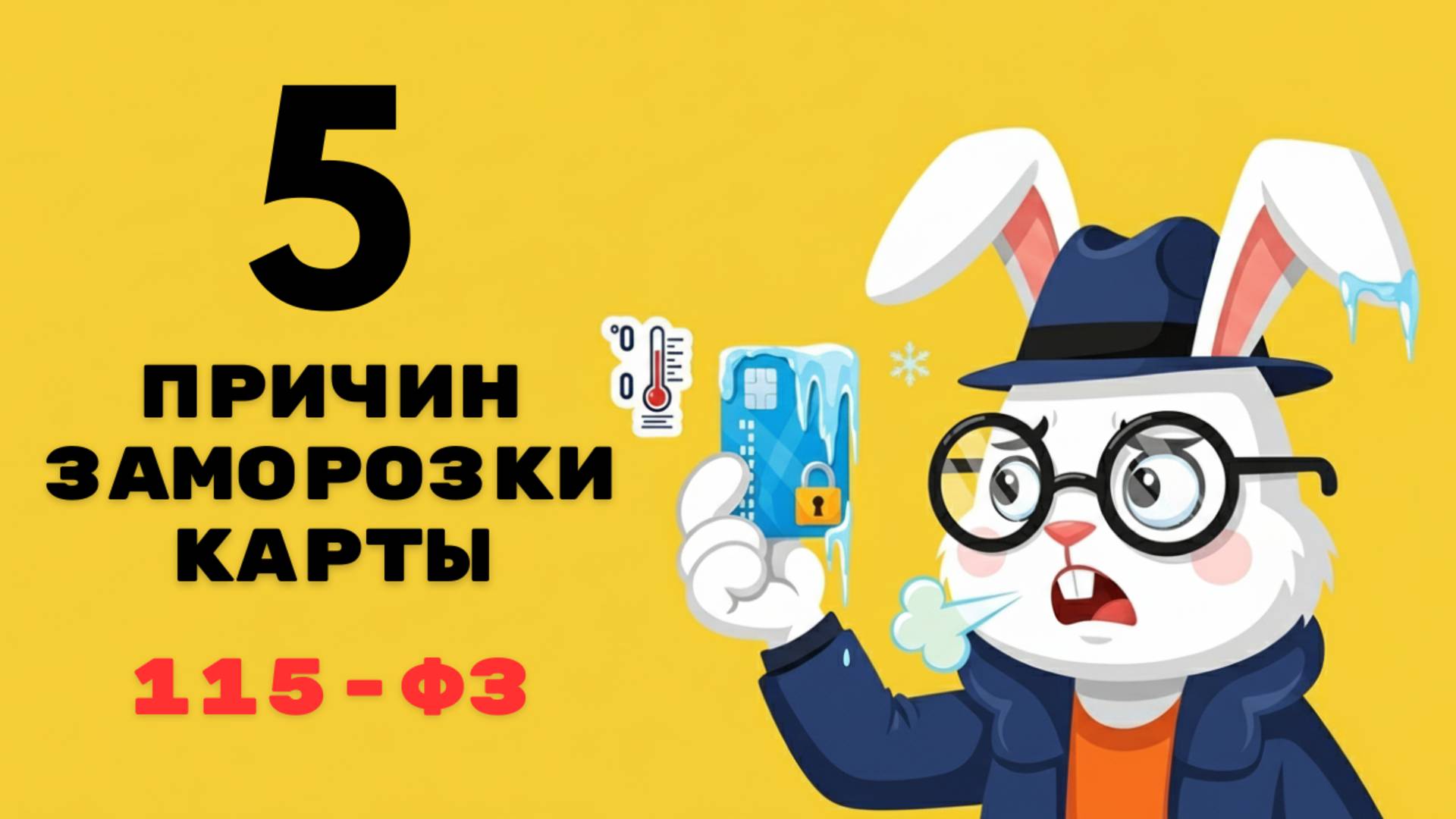 5 Причин блокировки карты по 115-ФЗ