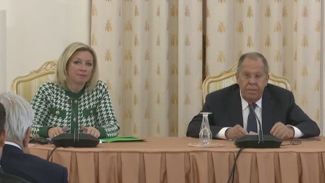 С.Лавров на встрече с представителями СМИ арабских стран, Москва, 13 октября 2025 года