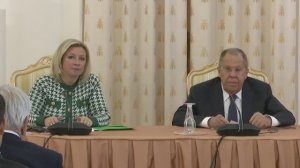 С.Лавров на встрече с представителями СМИ арабских стран, Москва, 13 октября 2025 года