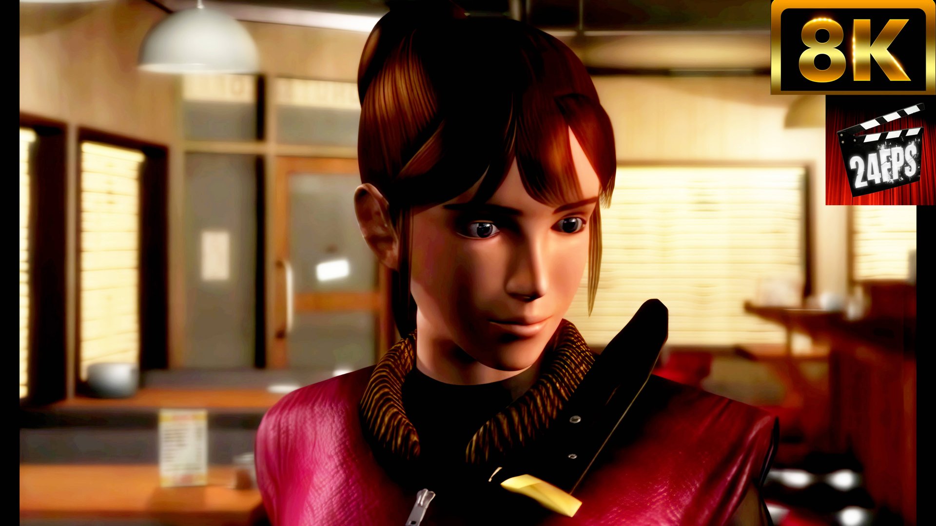 Resident Evil 2 (1998) - Клэр Вступительный Ролик (Remastered CGI 8K) смотреть онлайн