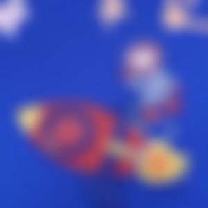 Поделка из фетра: Ракета и космонавт.