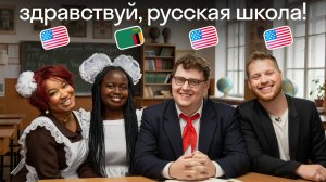Иностранцы vs русские школьные будни 🎒😂 Что они думают о нашей школе?