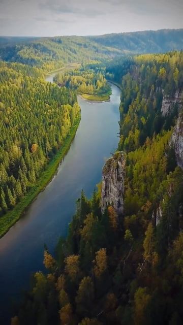 #Чертов_Палец, река #Усьва, #Пермская_область, #Россия.