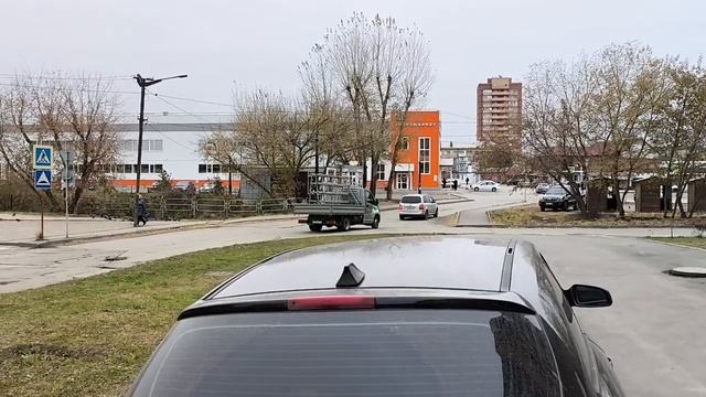 Копейск, проспект Коммунистический, 35. видеообзор с улицы