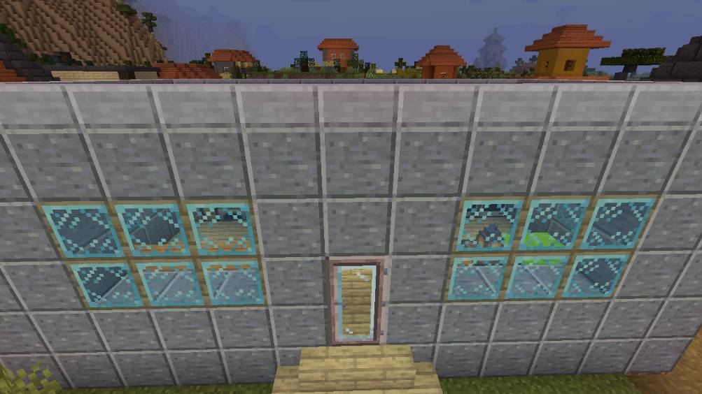 я прокачал дом деревенского жителя в майнкрафт MINECRAFT