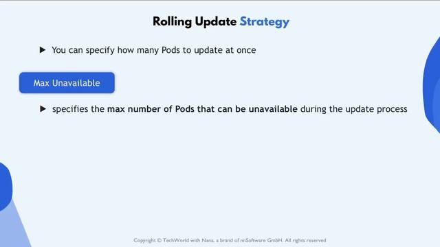 13.3 Deployment Update Strategies - Rolling Update смотреть онлайн