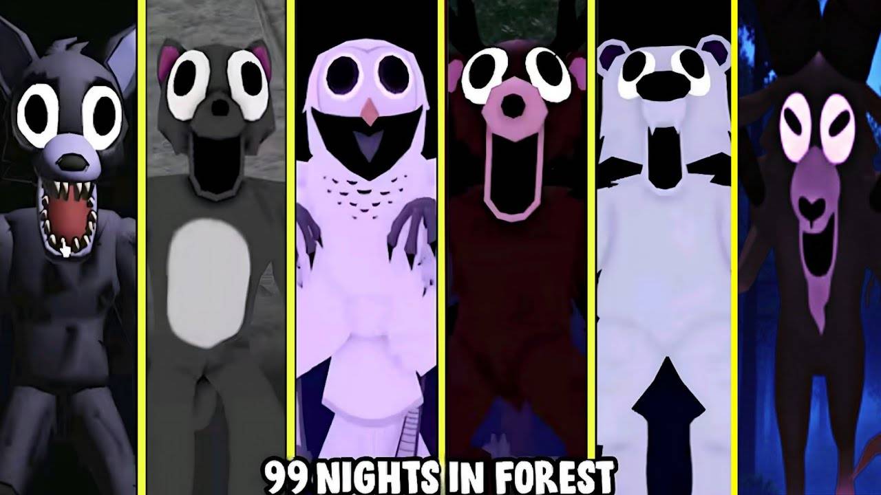 99 ночей в лесу - БАРАН ПРОТИВ СОВЫ, СЕВЕРНЫЙ ОЛЕНЬ ПРОТИВ ВОЛКА, МЕДВЕДЬ ПРОТИВ КОТА / jumpscare смотреть онлайн