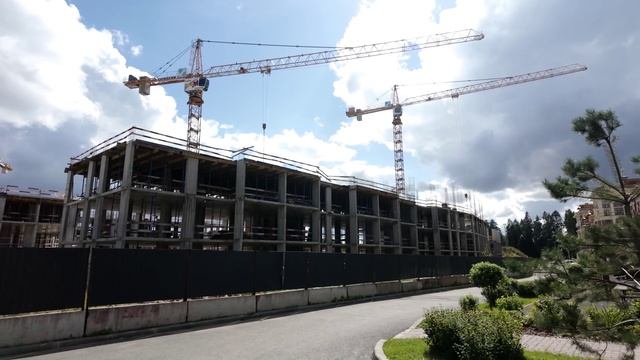 ЖК «Аникеевский» — съёмка с воздуха август 2025 смотреть онлайн