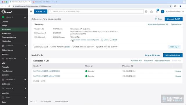 8.2 Create a K8s cluster on LKE смотреть онлайн