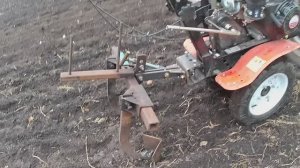 Посадил чеснок по-новому. Бороздодел (окучник) для чеснока, мотоблок. Топинамбуру быть?