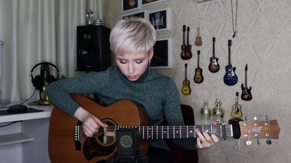 Винтаж  -  Плохая девочка  (fingerstyle).