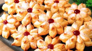 Легкий рецепт творожного печенья! Без формы! Проще простого. Все от него в восторге!