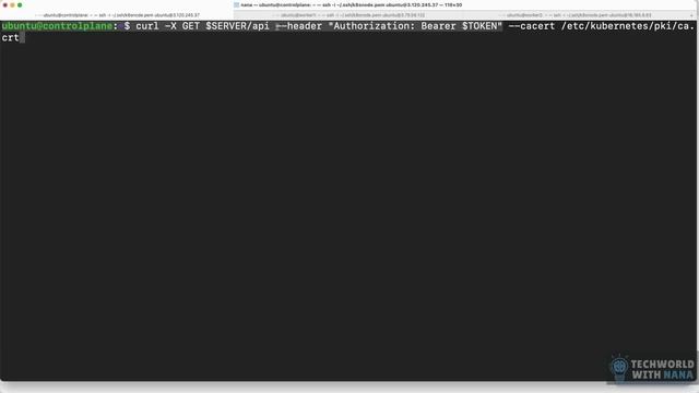 15.3 Interacting with REST API (without kubectl proxy) смотреть онлайн