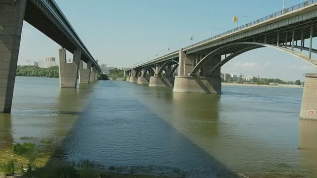 Новосибирск - Михайловская набережная (река Обь). смотреть онлайн