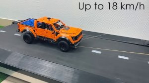 Ford F-150 Raptor против пандусов на беговой дорожке – КРАШ-тест Lego Technic