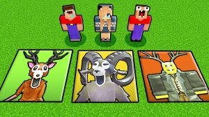 2 НУБА И ДЕВУШКА ПРО ПРОТИВ НОВЫЕ ЯМЫ МОНСТРОВ 99 НОЧЕЙ В ЛЕСУ РОБЛОКС В МАЙНКРАФТ