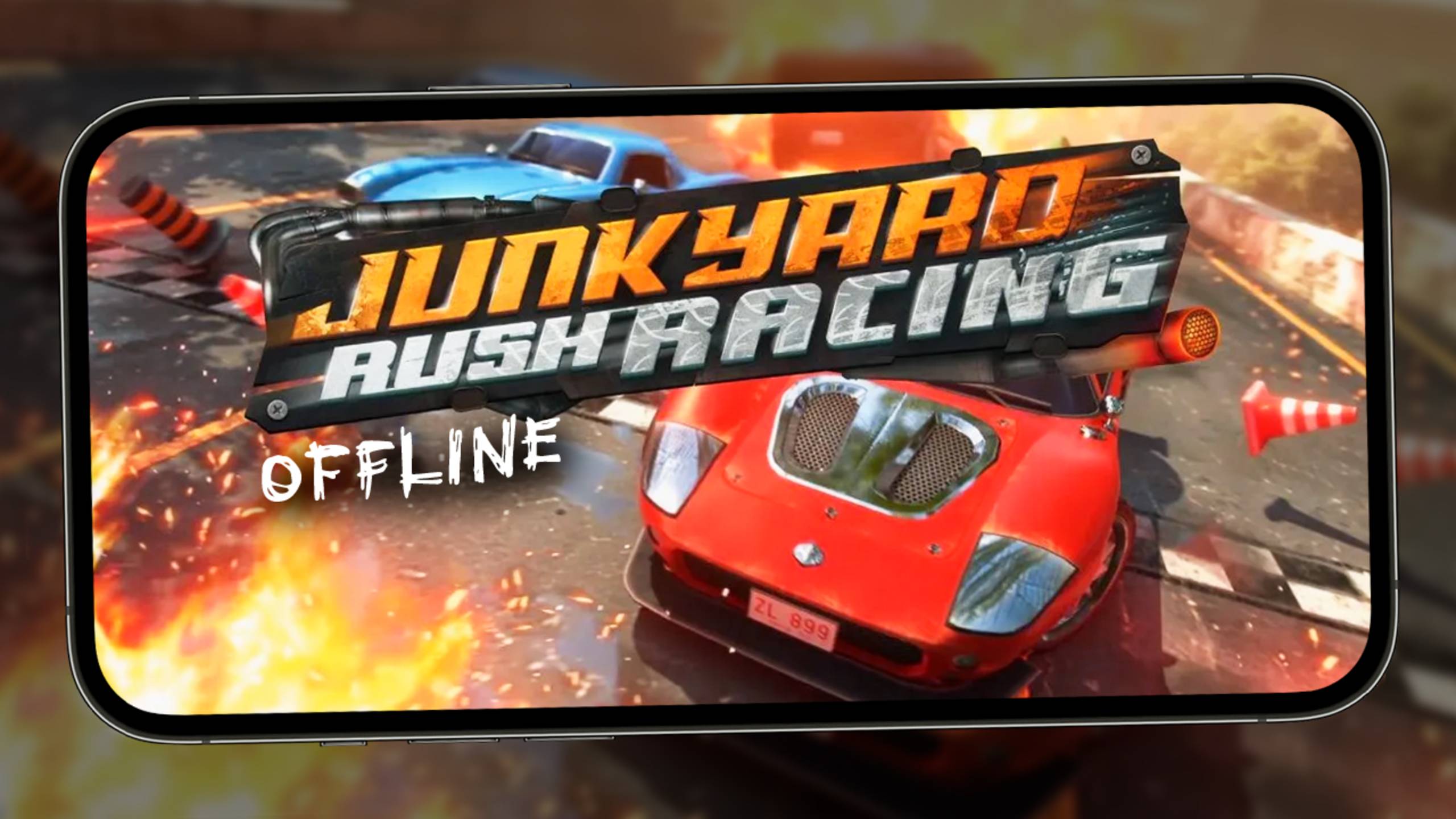 Оффлайн мобильные гонки с норм графикой - Первый взгляд на Junkyard Rush Racing (iPhone 13 Pro Max) смотреть онлайн