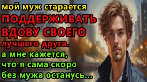 Истории из жизни. Мой муж старается поддерживать вдову своего лучшего друга. а мне Аудио рассказы
