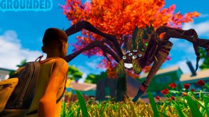 GROUNDED НАШЛИ САМОГО БОЛЬШОГО ПАУКА БОССА В ИГРЕ