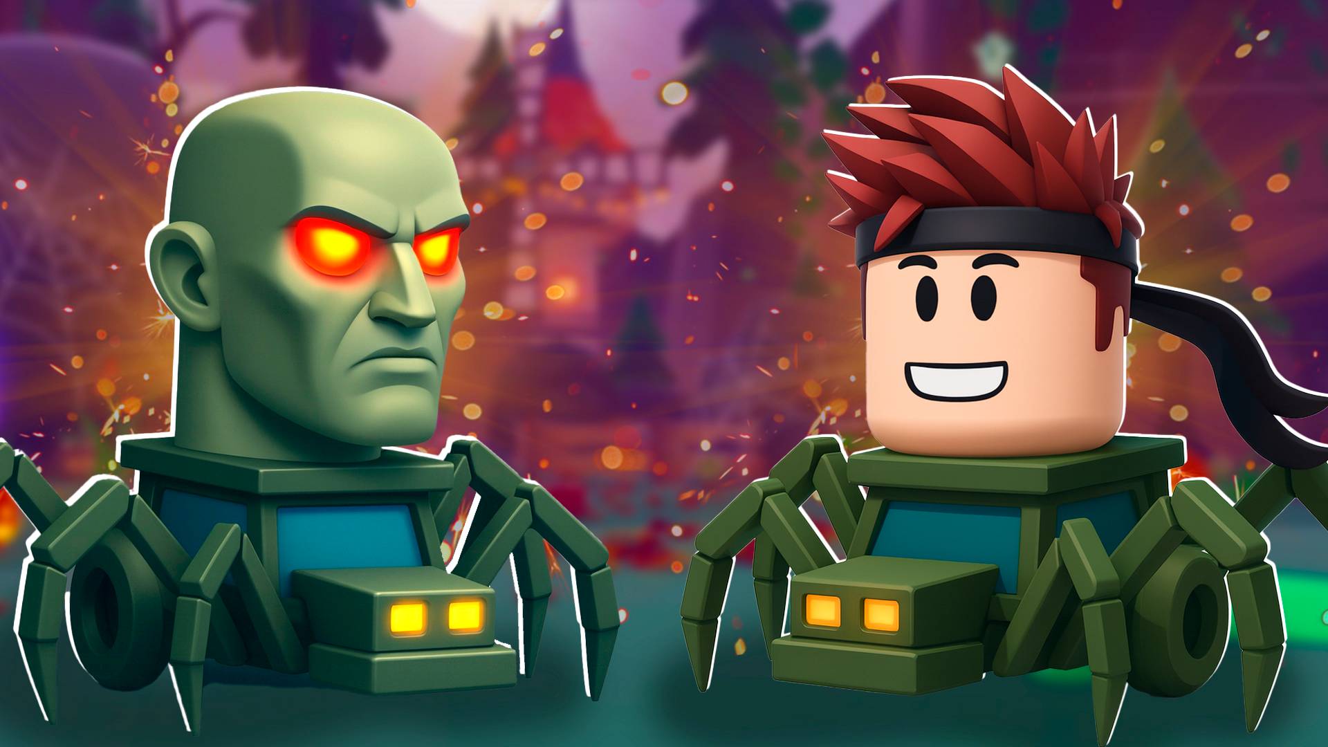 Получил НОВУЮ секретку Gigalitraktos Spidorobos в Хэллоуин ивент в Brainrot Evolution Роблокс ! смотреть онлайн