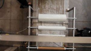 Прокатка профильного композитного полиэфирного листа ERSTE® (начало линии)