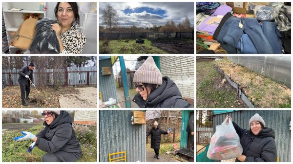 😱СИЛЬНО НАПУГАЛАСЬ/🛍️ПОКУПКИ СВЕТОФОР/🧹УБОРКА НА ДАЧЕ, 🪻ОБРЕЗАЛА ЦВЕТЫ/📦ЗАКАЗ USmall