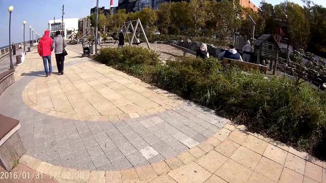 Спортивная набережная Владивостока .Обновлённый участок на улице Батарейной.12.10.2025