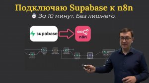 Как подключить Supabase к n8n