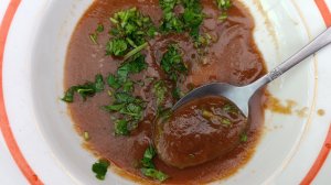 На зиму в Абхазию -4.  День вкусняшек. Суп Тархана и хурма