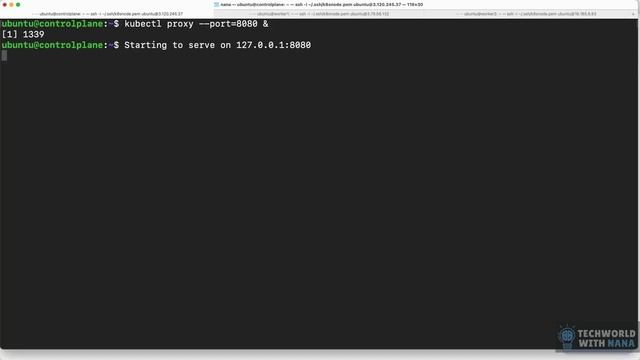 15.2 Access REST API with kubectl proxy смотреть онлайн