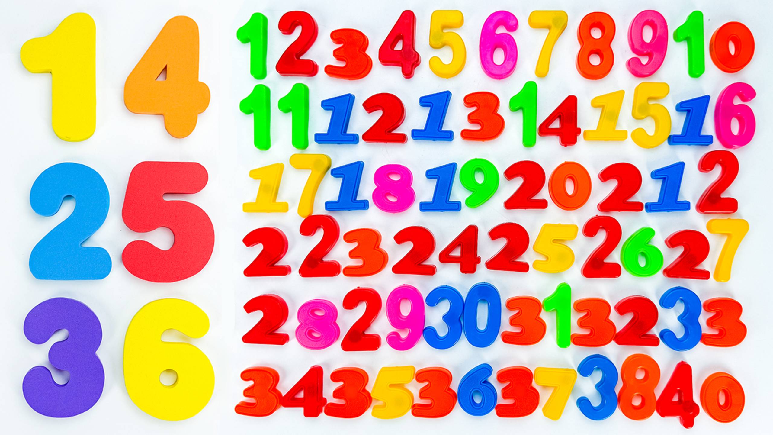 Учим Счёт До 40 🌈 Магнитные Цифры и Числовой Ряд смотреть онлайн
