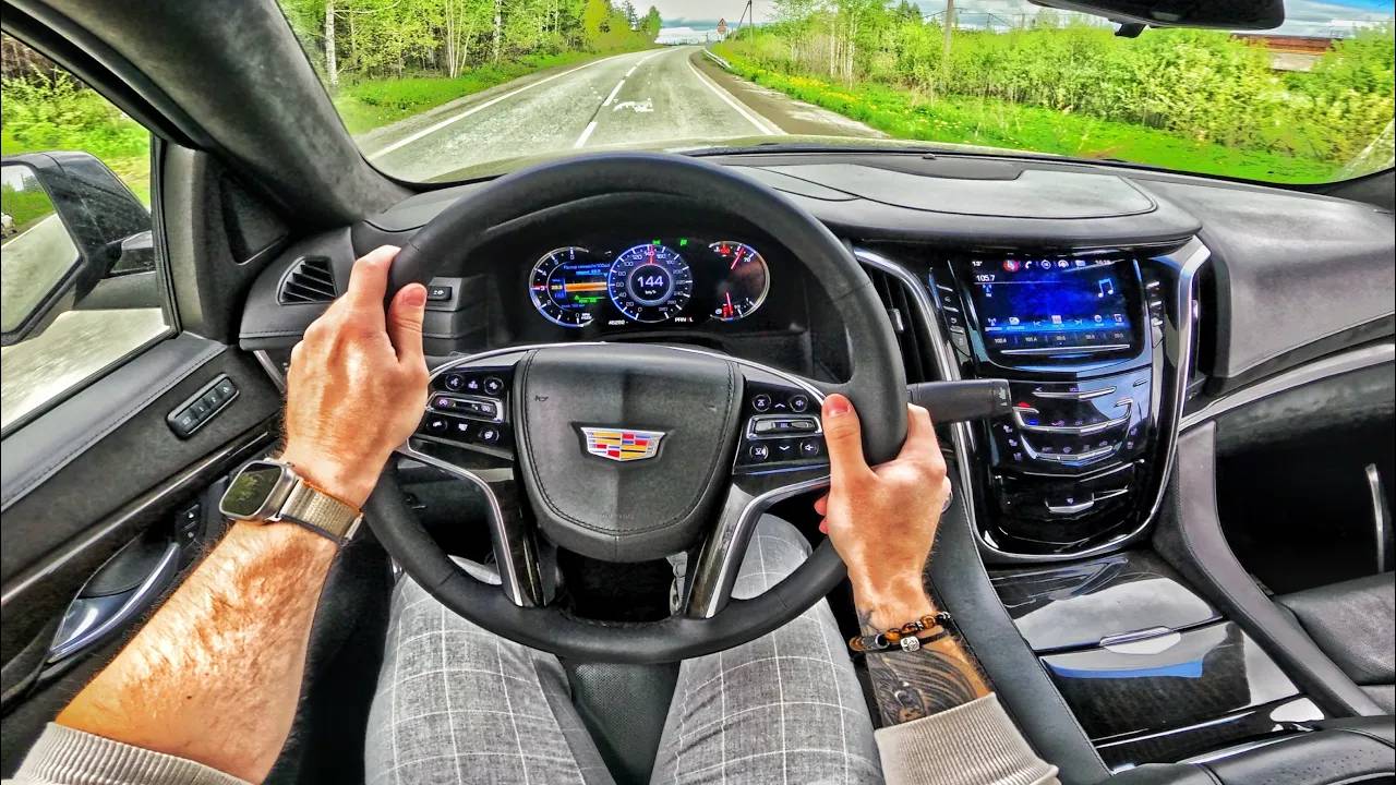2018 Cadillac Escalade 6.2 AT - ТЕСТ-ДРАЙВ ОТ ПЕРВОГО ЛИЦА смотреть онлайн