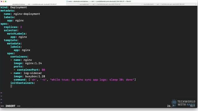 7.3 Demo. Deploy Sidecar and Init Container смотреть онлайн