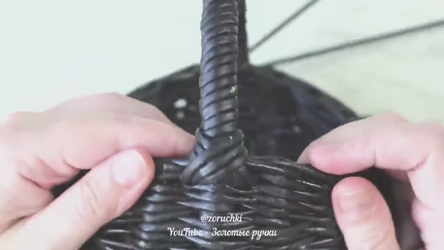 Как сплести корзинку для ягод. Золотые ручки смотреть онлайн