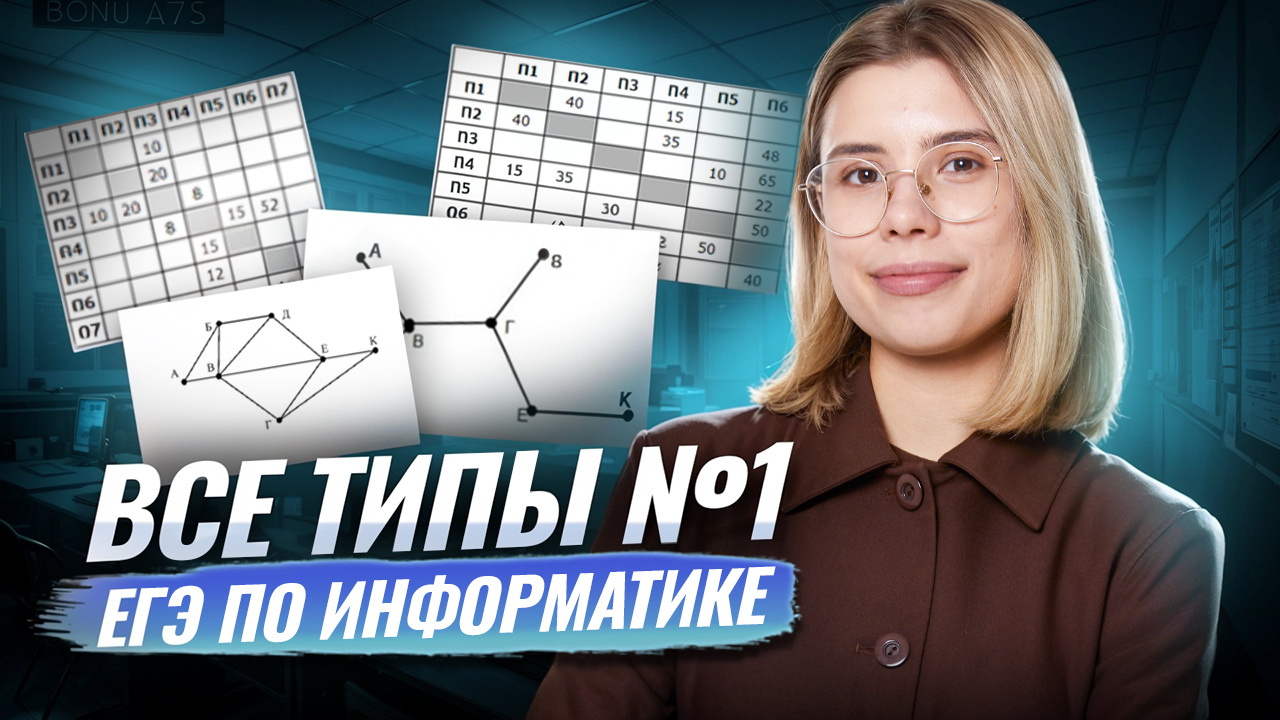 ВСЕ ТИПЫ 1 задания ЕГЭ по Информатике | Умскул