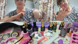 Ездила в Лальск,накрасила ногти.